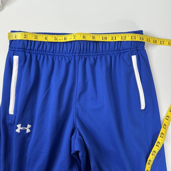 Under Armour Pants Womens Small Blue AllSeasonGear Loose Zip Hem Athletic Track - Picture 10 of 15